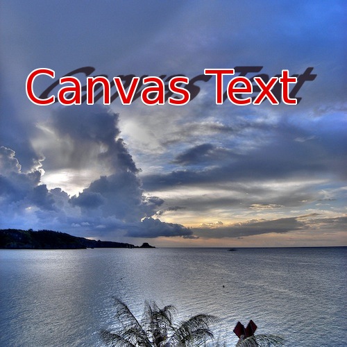 Canvas Text Image