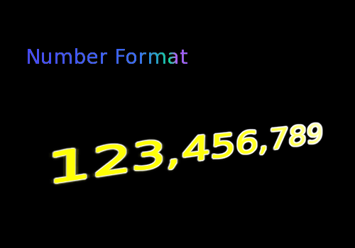 NumberFormat Image