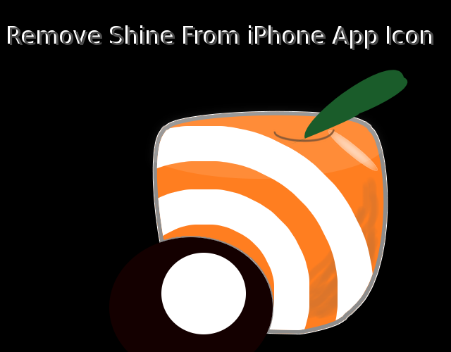 Remove Shine from iPhone App Icon