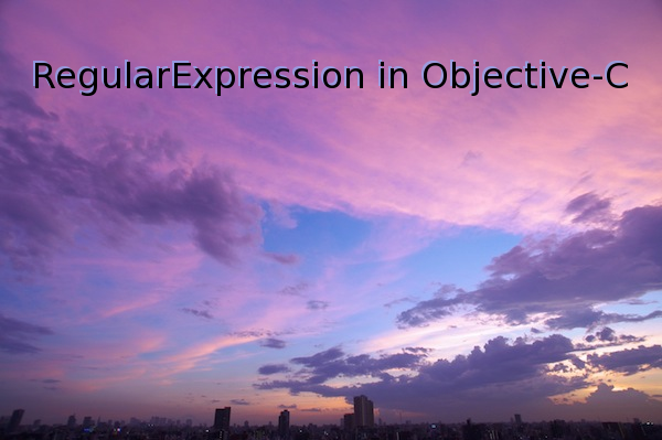 RegularExpression in Objective-C