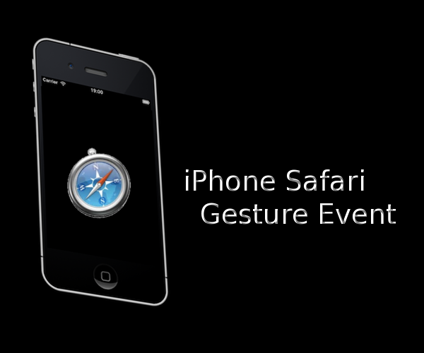 iPhone Safari gesture events